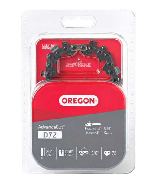 Oregon AdvanceCut D72 20 in. Chainsaw Chain 72 links