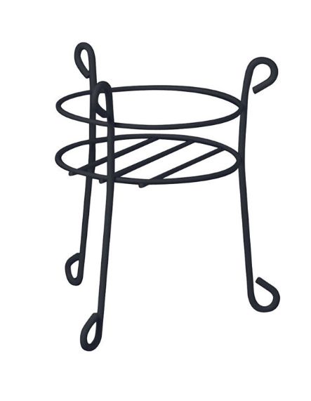 Panacea 15 in. H Black Steel Plant Stand