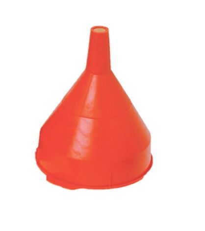 Little Giant Orange 8-1/2 in. H Plastic 64 oz Funnel with Screen