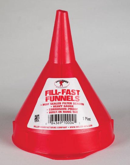 Little Giant Orange 6 in. H Plastic 16 oz Funnel