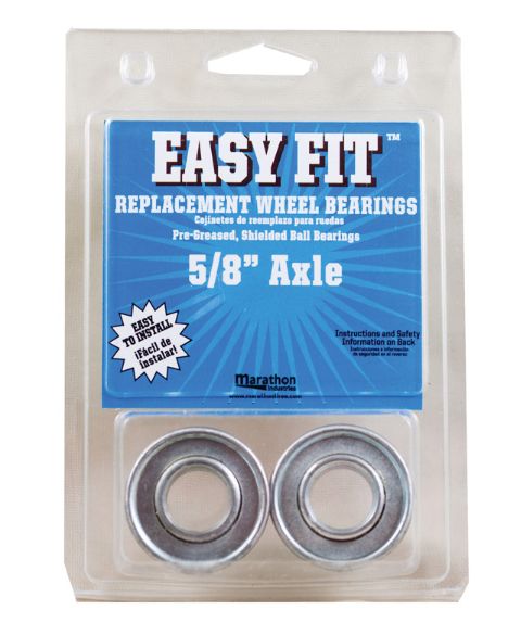Marathon Easy Fit 500 lb. cap. Wheel Bearings Steel 2 pk