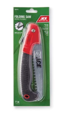 Ace 8 in. Steel Triple Cut Folding Pruning Saw