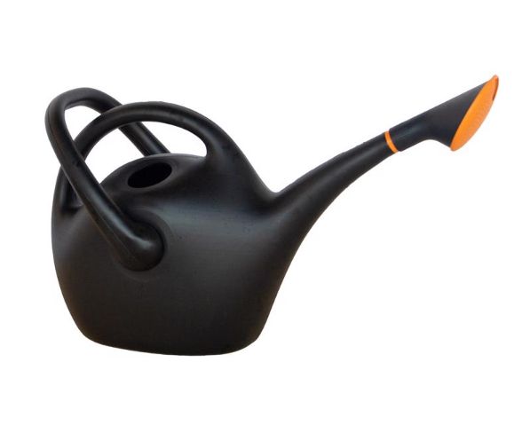 Bloem EZ Pour Black 2.6 gal Resin Watering Can