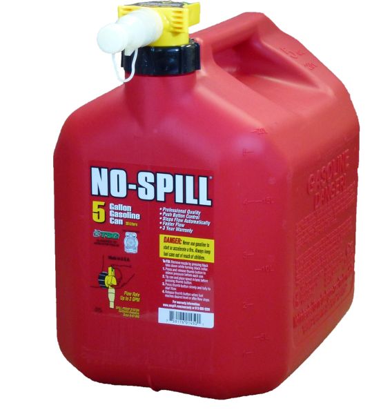 No-Spill Plastic Gas Can 5 gal No-Spill Plastic Gas Can 5 gal