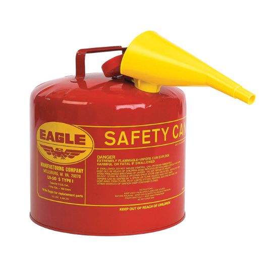 Eagle Steel Safety Gas Can 5 gal Eagle Steel Safety Gas Can 5 gal