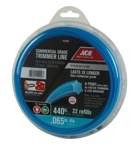 Ace Commercial Grade 0.065 in. D X 440 ft. L Trimmer Line