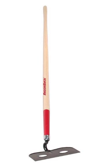 Razor-Back Forged Steel Mortar Hoe 66 in. Wood Handle