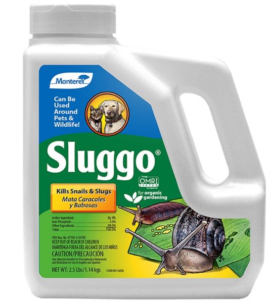 Monterey Sluggo Slug and Snail Killer 2.5 lb Monterey Sluggo Slug and Snail Killer 2.5 lb