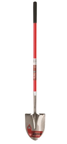 Ace 57.25 in. Steel Round Digging Shovel Fiberglass Handle