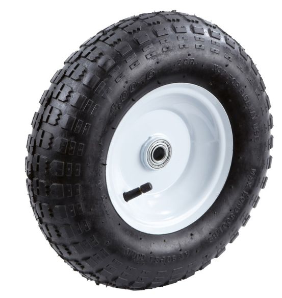 Farm and Ranch 6 in. D X 13 in. D 300 lb. cap. Centered Tire Rubber 1 pk