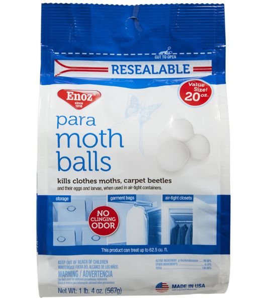 Enoz Para Moth Balls Solid For Moths 20 oz Enoz Para Moth Balls Solid For Moths 20 oz