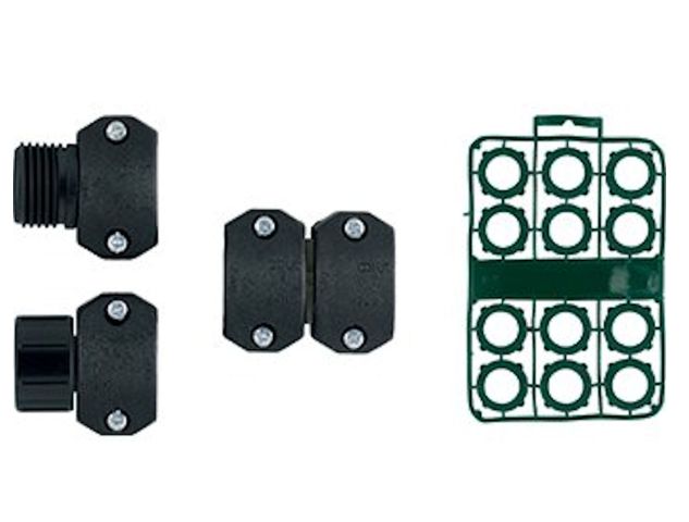 Orbit 5/8-3/4 in. Plastic Threaded Hose Mender Kit
