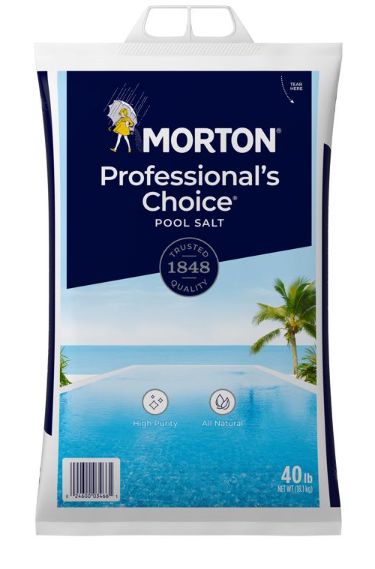 Morton Professionals Choice Granule Pool Salt 40 lb