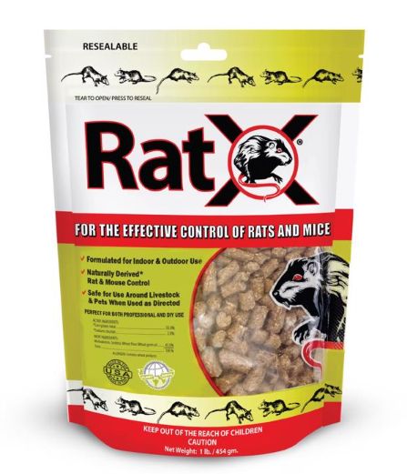 RatX Non-Toxic Bait Pellets For Mice and Rats 1 lb 1 pk