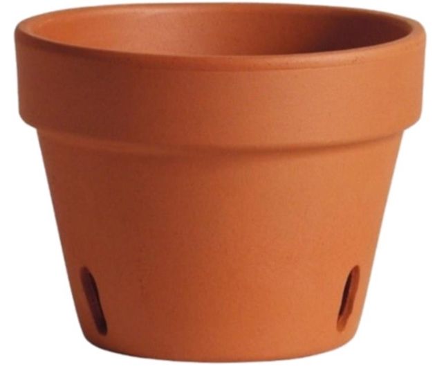 Deroma 3.8 in. H X 5.1 in. D Clay Orchid Planter Terracotta Deroma 3.8 in. H X 5.1 in. D Clay Orchid Planter Terracotta