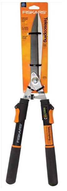 Fiskars 10 in. Steel Serrated Hedge Shears