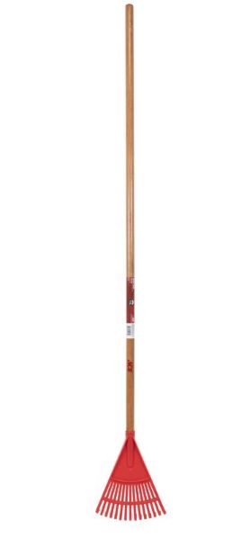 Ace 54.5 in. 14 Tine Poly Rake Wood Handle