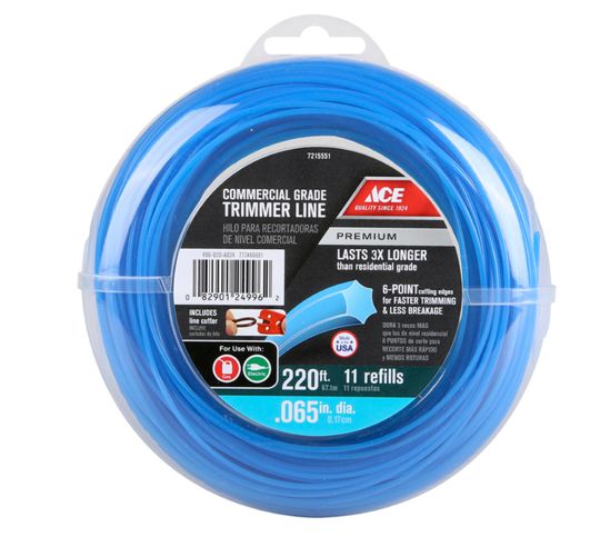 Ace Commercial Grade 0.065 in. D X 220 ft. L Trimmer Line