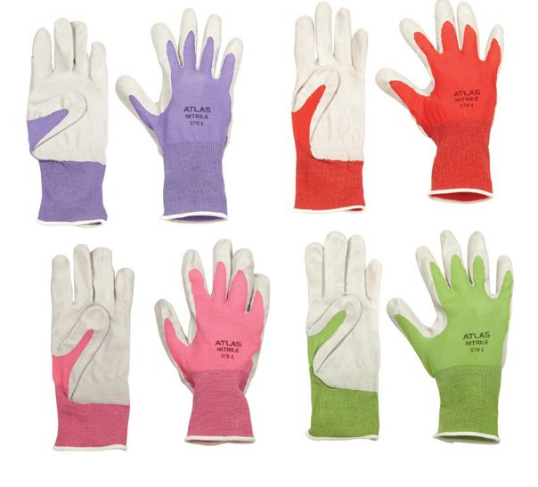 Atlas Unisex Indoor/Outdoor Coated Gloves Assorted S 1 pair Atlas Unisex Indoor/Outdoor Coated Gloves Assorted S 1 pair