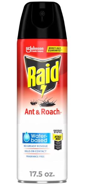 Raid Ant and Roach Killer Spray 17.5 oz Raid Ant and Roach Killer Spray 17.5 oz