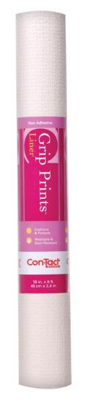 Con-Tact Grip Prints 4 ft. L X 18 in. W Almond Non-Adhesive Shelf Liner