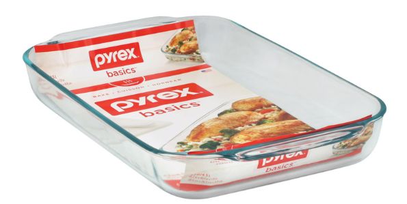 Pyrex 10 in. W X 15 in. L Baking Dish Clear Pyrex 10 in. W X 15 in. L Baking Dish Clear