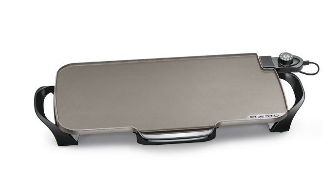 Presto 13.37 in. L X 26.12 in. W Ceramic Nonstick Surface Electric Griddles Presto 13.37 in. L X 26.12 in. W Ceramic Nonstick Surface Electric Griddles