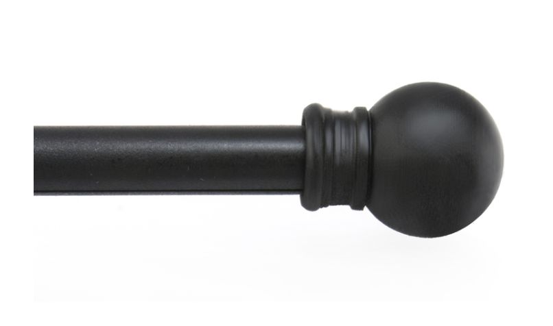 Kenney Black Fiona Cafe Rod 28 in. L X 48 in. L Kenney Black Fiona Cafe Rod 28 in. L X 48 in. L