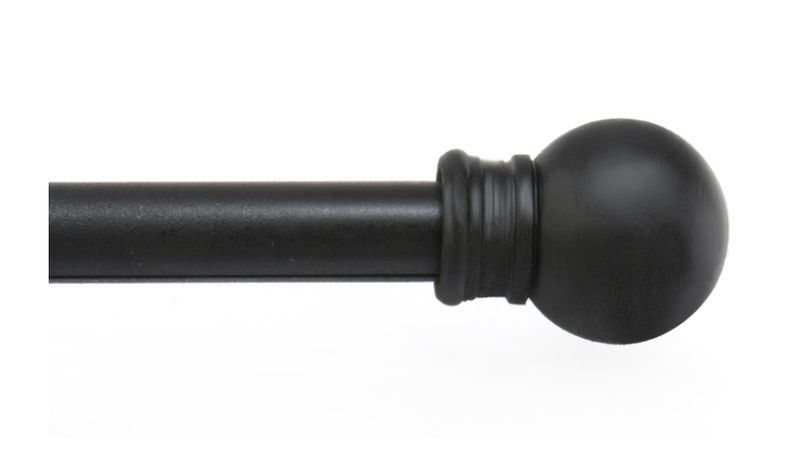 Kenney Black Fiona Cafe Rod 28 in. L X 48 in. L Kenney Black Fiona Cafe Rod 28 in. L X 48 in. L