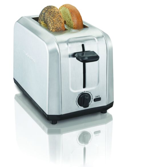 Hamilton Beach Metal Silver 2 slot Toaster 7.48 in. H X 7.48 in. W X 11.3 in. D
