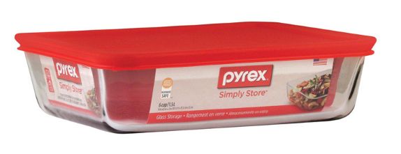Pyrex Simply Store 6 cups Clear Food Storage Container 1 pk Pyrex Simply Store 6 cups Clear Food Storage Container 1 pk