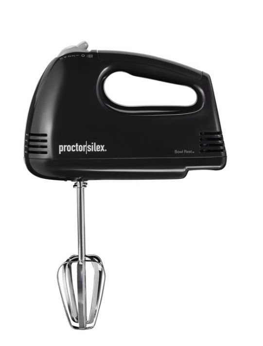 Hamilton Beach Proctor Silex Black 5 speed Hand Food Mixer