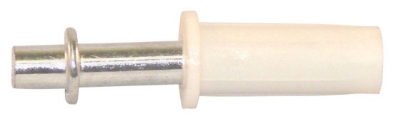 Barton Kramer 3/8 in. D X 1/4 in. L White Plastic Bi-fold Door Pivot 2 pk