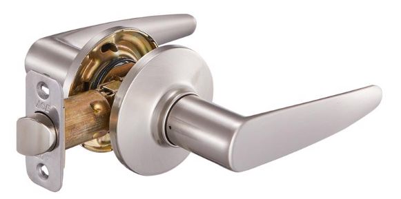 Ace Straight Lever Satin Nickel Passage Lockset 1-3/4 in. Ace Straight Lever Satin Nickel Passage Lockset 1-3/4 in.