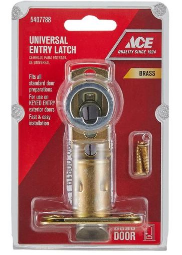 Ace Bright Brass Steel Entry Latch 1 pk Ace Bright Brass Steel Entry Latch 1 pk