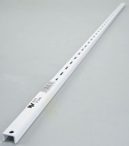 Knape & Vogt White Steel Regular Duty Bracket 16 Ga. 36 in. L Knape & Vogt White Steel Regular Duty Bracket 16 Ga. 36 in. L