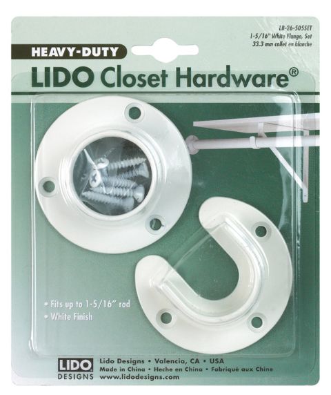 Lido 1-5/16 in. D Powder Coated Steel Closet Flange Set Lido 1-5/16 in. D Powder Coated Steel Closet Flange Set