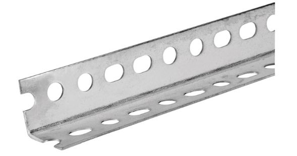 SteelWorks 1-1/2 in. W X 48 in. L Steel Slotted Angle