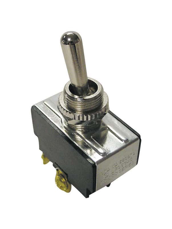 Gardner Bender 20 amps Single Pole Toggle Switch Black/Silver 1 pk Gardner Bender 20 amps Single Pole Toggle Switch Black/Silver 1 pk