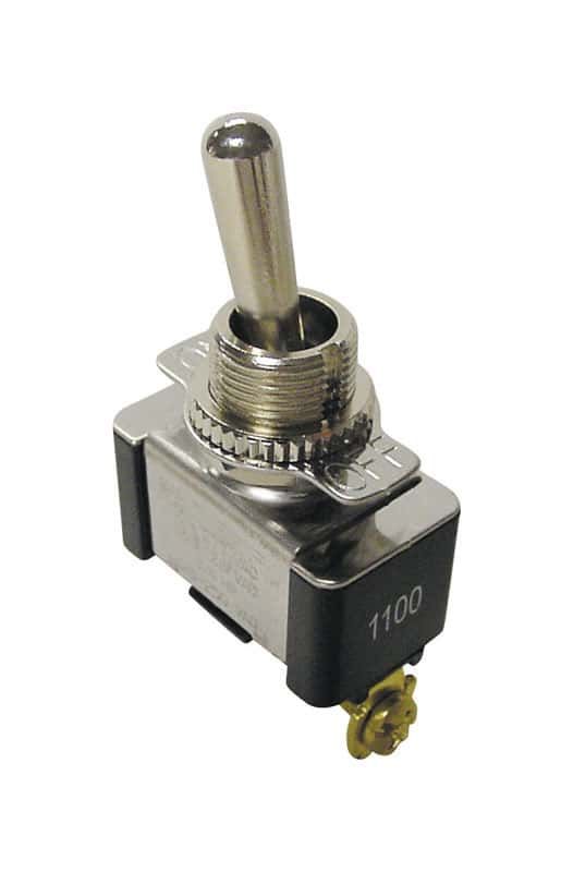 Gardner Bender 20 amps Single Pole Toggle Switch Black/Silver 1 pk Gardner Bender 20 amps Single Pole Toggle Switch Black/Silver 1 pk