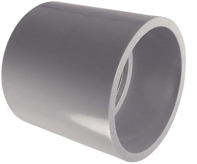 Cantex 2 in. D PVC Electrical Conduit Coupling For PVC 1 each