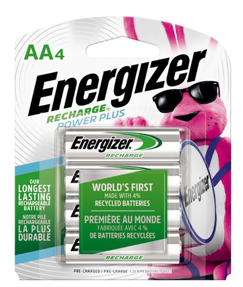 Energizer NiMH AA 1.2 V 2.3 mAh Rechargeable Battery 4 pk