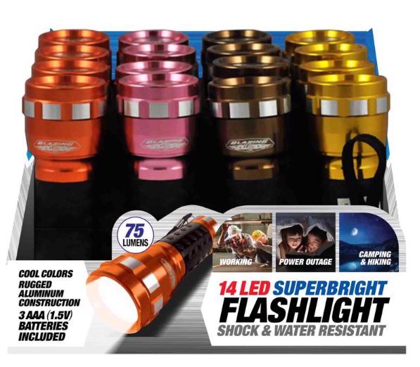 FLASHLIGHT COLORS 14 LED