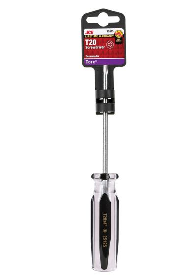 Ace T20 X 4 in. L Torx Screwdriver 1 pc Ace T20 X 4 in. L Torx Screwdriver 1 pc