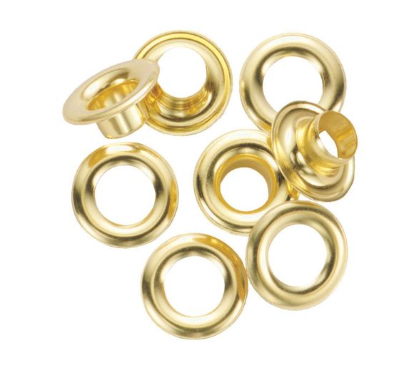 General 3/8 in. D Brass Grommet 24 pk