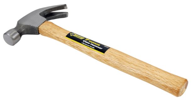 Steel Grip 7 oz Smooth Face Claw Hammer Wood Handle