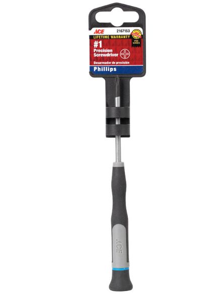 Ace No. 1 X 2-1/2 in. L Phillips Precision Screwdriver 1 pc