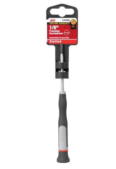 Ace 1/8 in. X 2-1/2 in. L Slotted Precision Screwdriver 1 pc