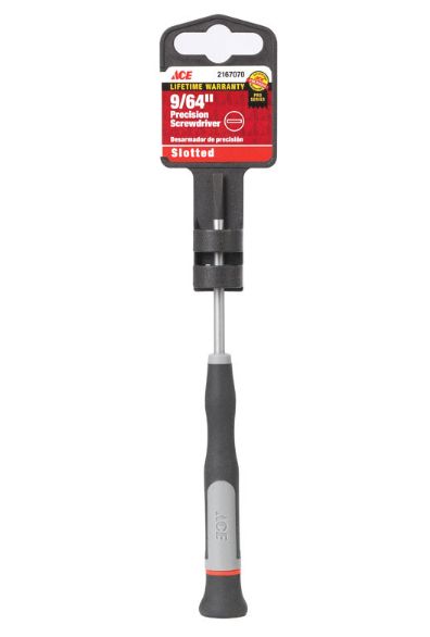 Ace 9/64 in. X 2-1/2 in. L Slotted Precision Screwdriver 1 pc