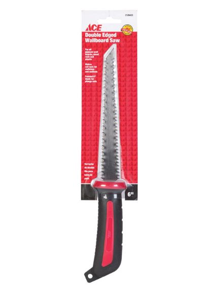 Ace 6 in. Steel Double Edge Wallboard Saw 1 pc